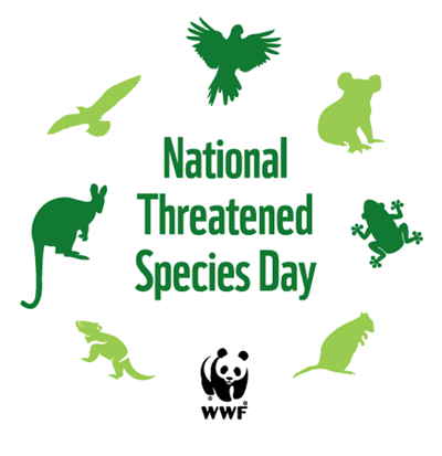 National Threatened Species Day lockup logo