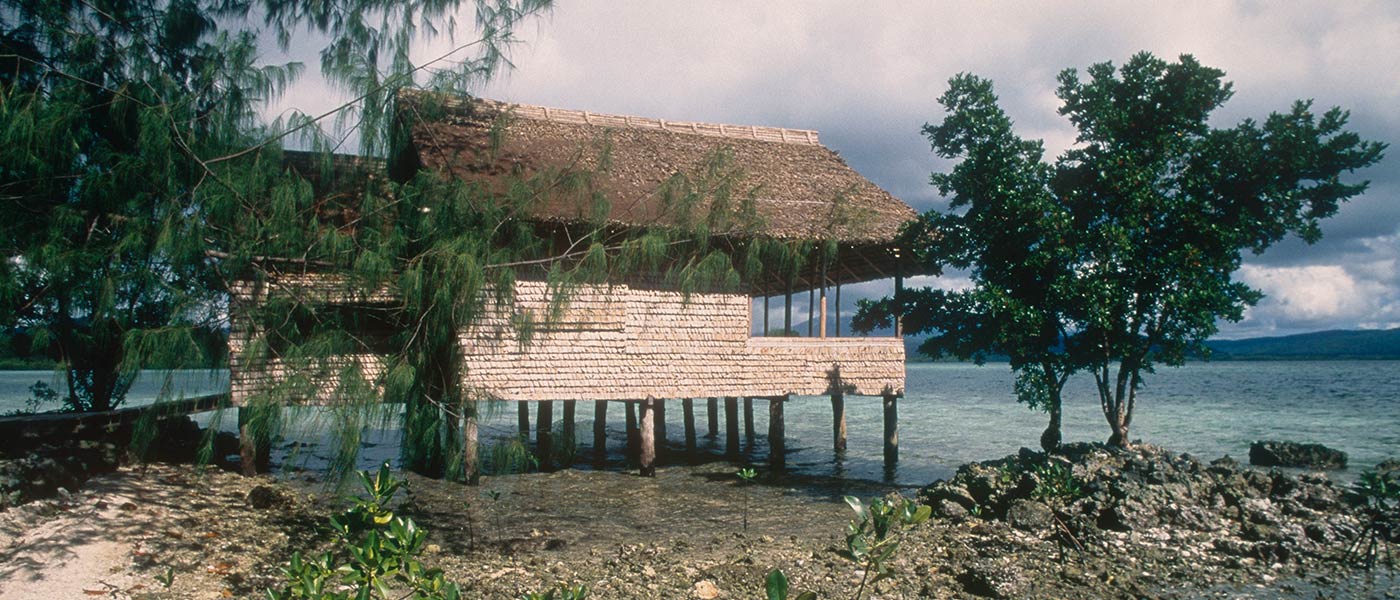 Eco-Tourism lodge near Seghe. Solomon Islands © Edward Parker / WWF